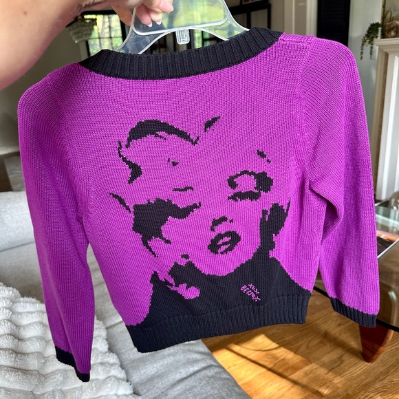Betsey Johnson Sweaters - Betsey Johnson Marilyn Monroe Cardigan Sweater